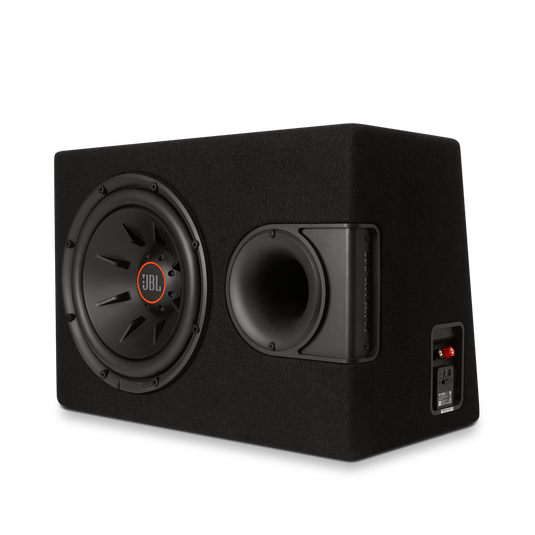 S2-1224SS - Black - 12" (300mm) Slipstream ported enclosure - Detailshot 1 image number null