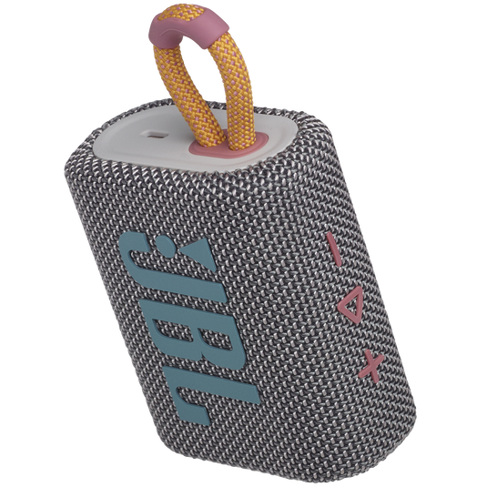 JBL Go 3 - Grey - Portable Waterproof Speaker - Detailshot 2 image number null