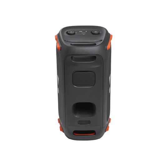 JBL Partybox 110 - Black - Portable party speaker with 160W powerful sound, built-in lights and splashproof design. - Back image number null