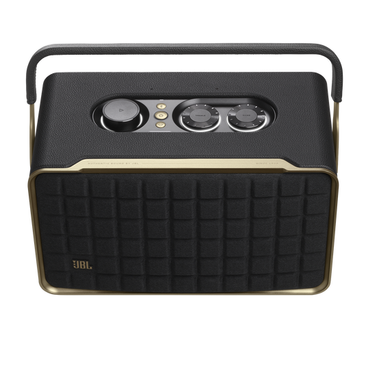 JBL Authentics 300 | Portable home voice with with assistants and retro Wi-Fi, smart speaker Bluetooth