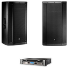 JBL SRX835 (Pair) + Crown XTi4002 | 15