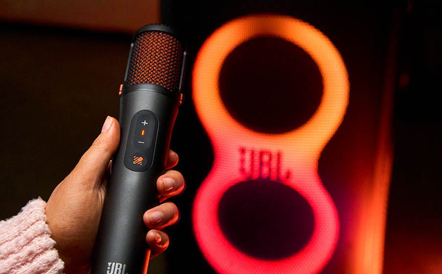 Micrófonos JBL EasySing Eliminación de voz en tiempo real en cualquier canción - Imagen