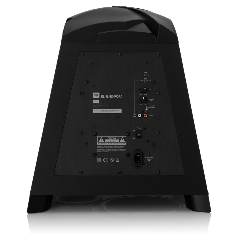 SUB150P - Black-Z - Powerful 300-watt 10 inch Powered Subwoofer - Detailshot 1 image number null