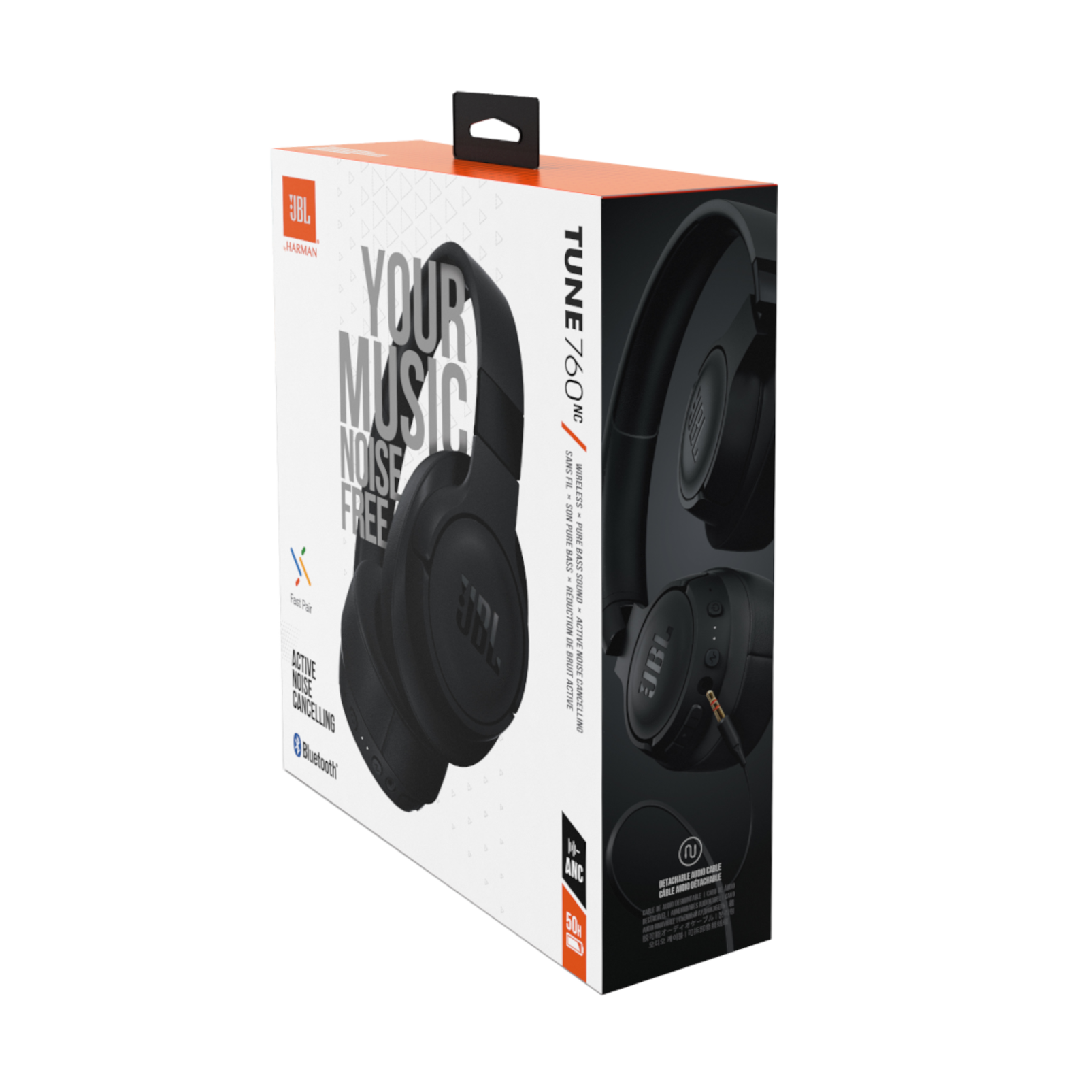 JBL Tune 760NC Wireless OverEar NC Headphones