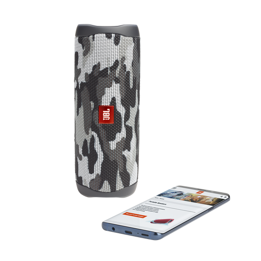 JBL Flip 5 - Black Camo - Portable Waterproof Speaker - Front image number null