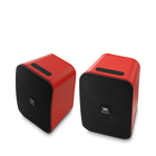 JBL Control X Wireless - Red - 5.25” (133mm) Portable Stereo Bluetooth® Speakers - Hero