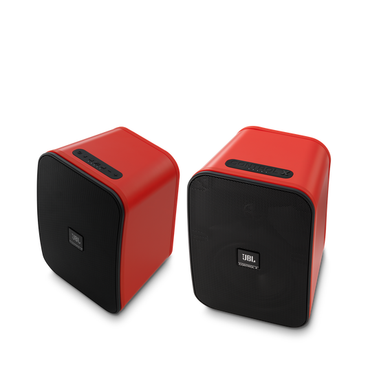 JBL Control X Wireless - Red - 5.25” (133mm) Portable Stereo Bluetooth® Speakers - Hero image number null