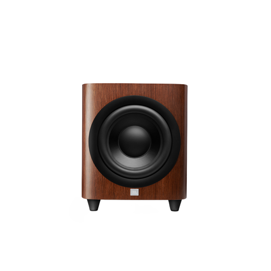 HDI-1200P - Walnut - 12-inch (300mm) 1000W Powered Subwoofer - Hero image number null