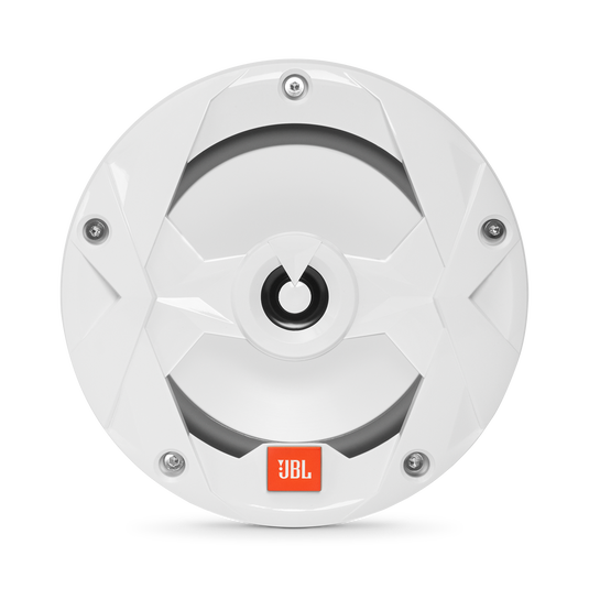 Club Marine MS65LW - White Gloss - 6-1/2" (160mm) two-way marine audio speaker with RGB lighting – White - Front image number null
