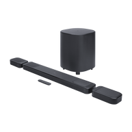 JBL Bar 1000MK2 - Black - 7.1.4 channel soundbar system with detachable surround speakers, Dolby Atmos® and DTS:X® - Hero