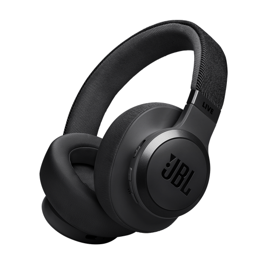 JBL Live 770NC WL BT OverEar NC Headphones - Black