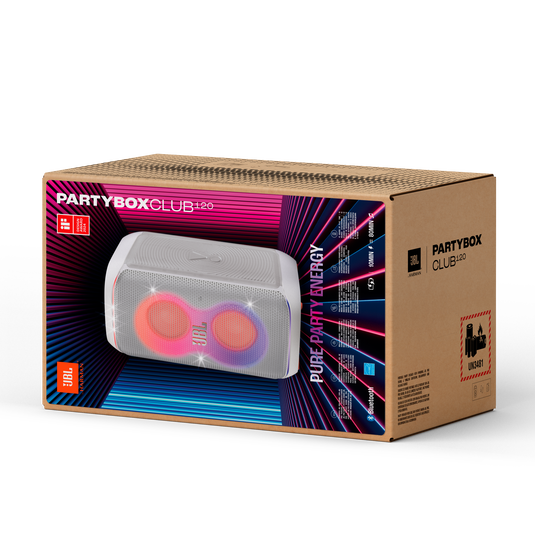 JBL PartyBox Club 120 - White - Portable party speaker - Detailshot 15 image number null