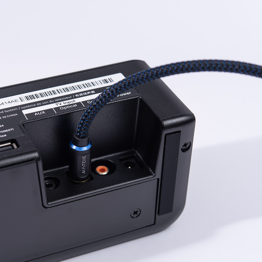 Austere V Series Optical Audio Cable 2.0m - Black - Austere V Series optical audio 2.0m cable - Right image number null