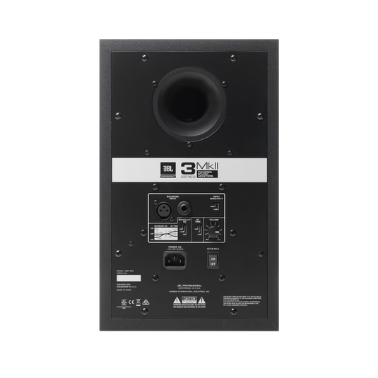 JBL 306P MkII - Black - Powered 6" (15.24 cm) Two-Way Studio Monitor - Back image number null