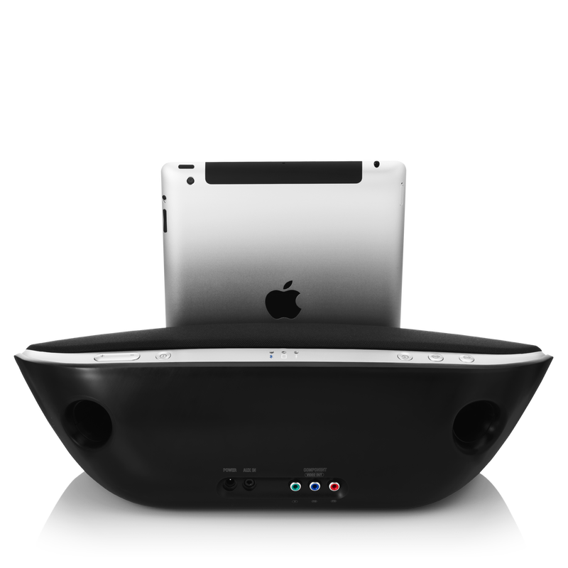 JBL OnBeat Venue - Black - Wireless Bluetooth Speaker Dock for iPod/iPad/iPhone - Back image number null
