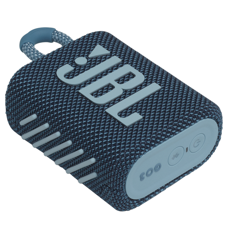 JBL Go 3 - Blue - Portable Waterproof Speaker - Detailshot 3 image number null