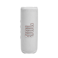 JBL Flip 6 - White CSTM - Portable Waterproof Speaker - Hero