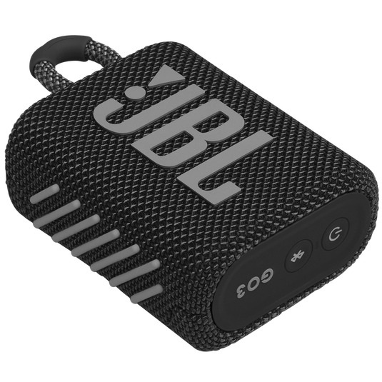 JBL Go 3 - Black - Portable Waterproof Speaker - Detailshot 3 image number null
