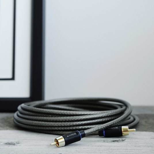 Austere V Series Subwoofer Cable 5.0m - Black - Austere V series subwoofer 5.0m  cable - Front image number null