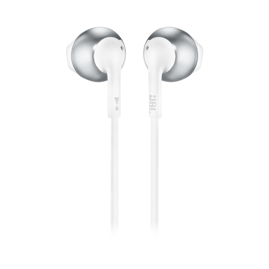 JBL Tune 205BT - Silver - Wireless Earbud headphones - Back image number null