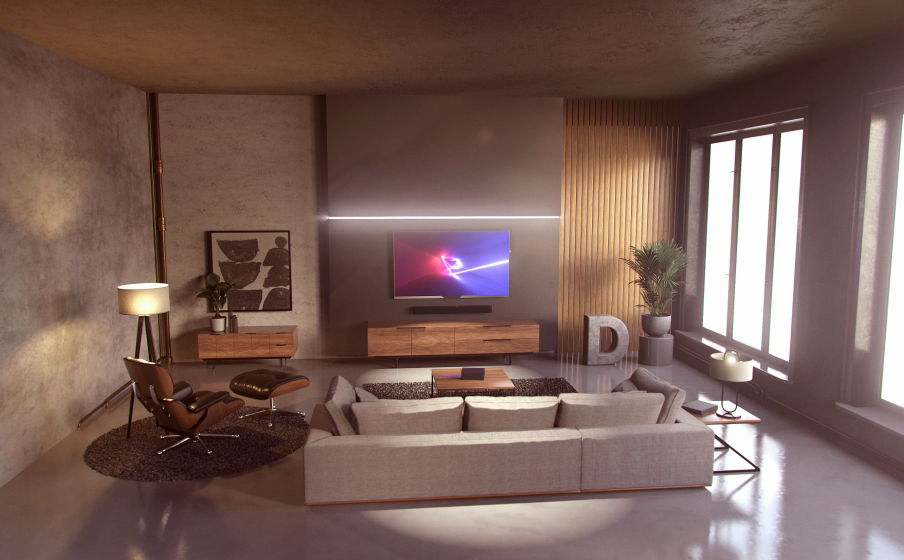 Bar 5.0 MultiBeam Punchy bass without the need for a separate subwoofer - Image