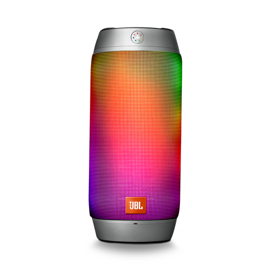 JBL Pulse 2 - Silver - Splashproof portable Bluetooth speaker with interactive light show - Detailshot 1 image number null