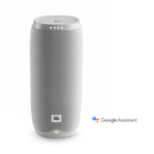 JBL Link 20 - White - Voice-activated portable speaker - Hero