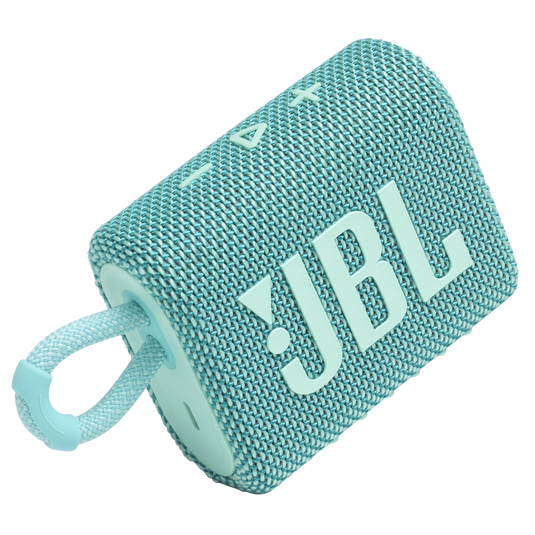 JBL Go 3 - Teal - Portable Waterproof Speaker - Detailshot 1 image number null