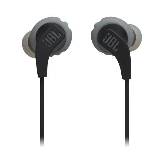JBL Endurance RUNBT - Black - Sweatproof Wireless In-Ear Sport Headphones - Front image number 1