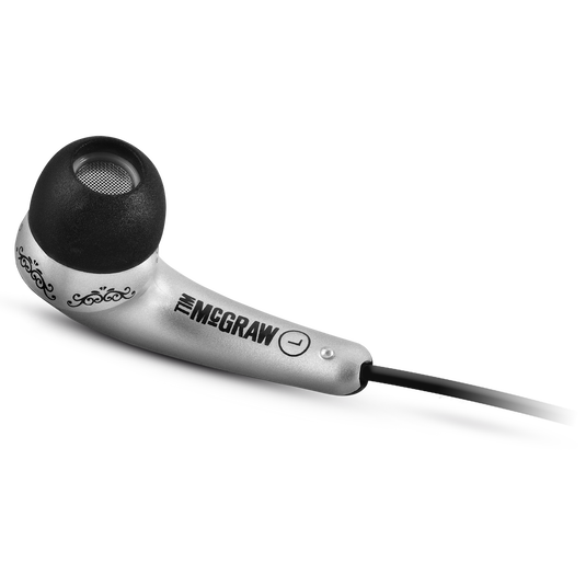 Tim McGraw In Ear Headphones - Black - High-performance In-Ear Headphones designed by Tim McGraw - Front image number null