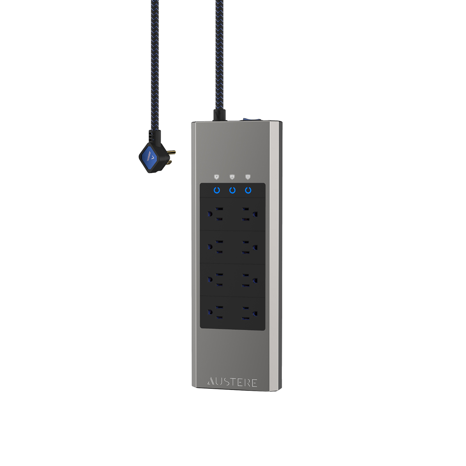 Austere V Series Power 8-Outlet with Omniport USB