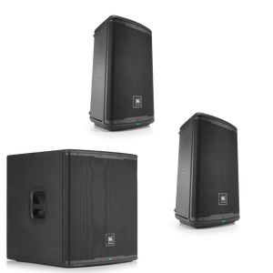 EON710 Speakers + EON718S Sub Bundle