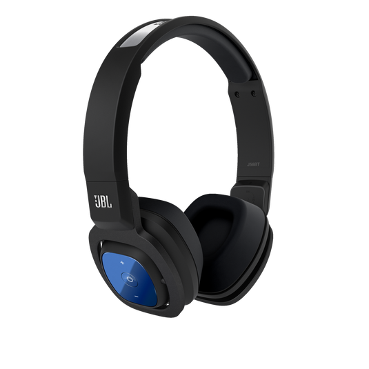 J56BT - Black - Bluetooth Wireless On-Ear Stereo Headphones - Hero image number null