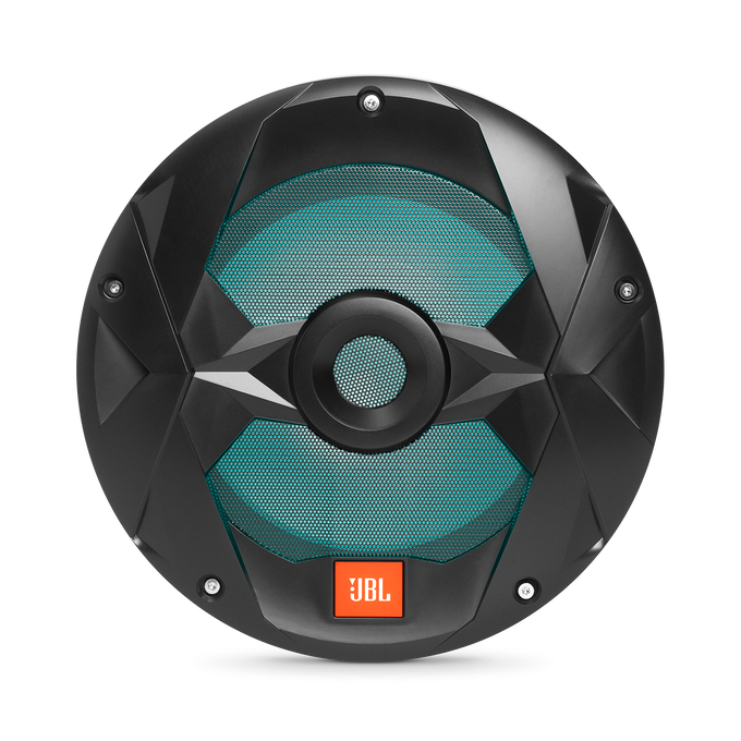 Club Marine MS10LB - Black Matte - Club Marine MS10LB—10" (250mm) marine audio multi-element subwoofer with RGB lighting – Black - Detailshot 5 image number null