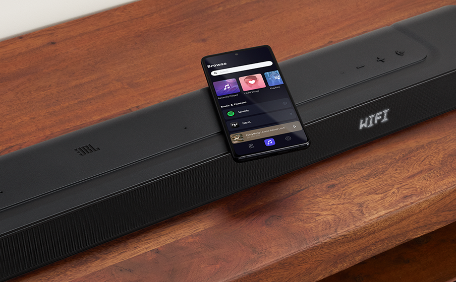JBL BAR 500 Built-In Wi-Fi with AirPlay, Alexa Multi-Room Music and Chromecast built-in™ - Image