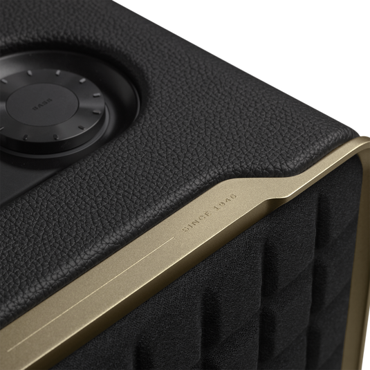 JBL Authentics 200 - Black - Smart home speaker with Wi-Fi, Bluetooth and Voice Assistants with retro design - Detailshot 4 image number null