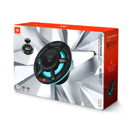 JBL Stadium Marine M8030 Take JBL concert level sound to the high seas.