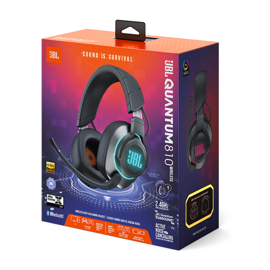 JBL Quantum 810 Wireless  Wireless over-ear performance gaming headset  with Active Noise Cancelling and Bluetooth