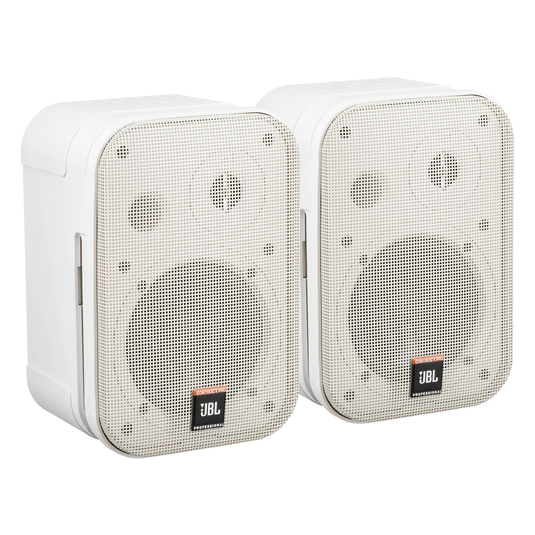 JBL Control 1 Pro - White - Two-Way Professional Compact Loudspeaker System - Hero image number null