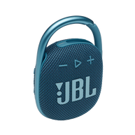 JBL Clip 4 - Blue - Ultra-portable Waterproof Speaker - Hero