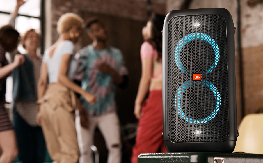 JBL PartyBox 100 | Powerful portable Bluetooth party speaker with