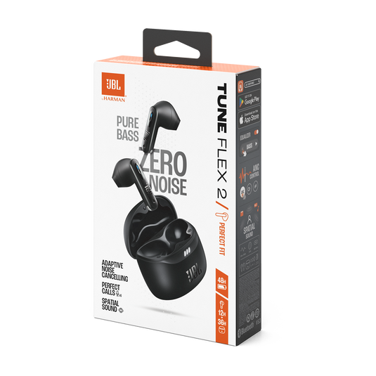 ★ほぼ未使用★ JBL TUNE FLEX 2 　黒 JBL Tune Flex 2 | True Wireless Noise Cancelling Earbuds