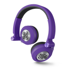 Synchros E30 - Purple - On-ear headphones with bold, JBL sound and advanced styling. - Hero