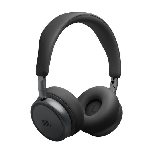Jbl live 680nc črne bluetooth slušalke stranski pogled