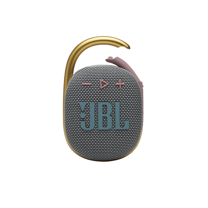 JBL Clip 4 - Grey - Ultra-portable Waterproof Speaker - Front image number null