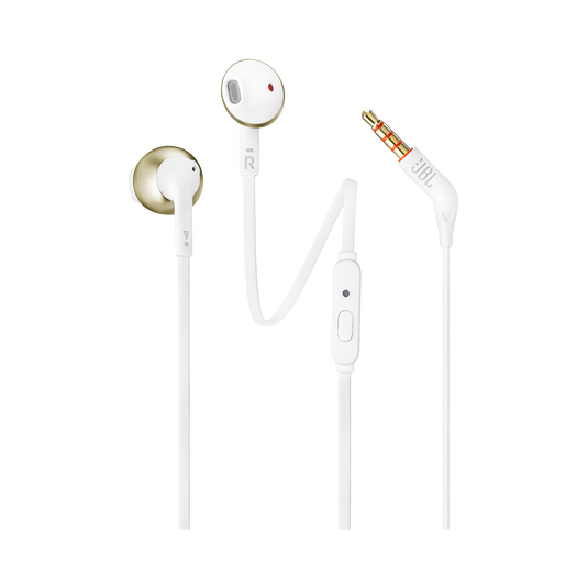 JBL Tune 205 - Champagne Gold - Earbud headphones - Hero image number null