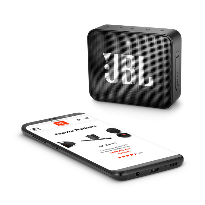 JBL Go 2 - Black - Portable Bluetooth speaker - Detailshot 3 image number null