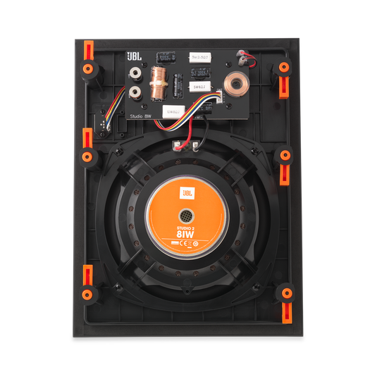 Studio 2 8IW - Black - Premium In-Wall Loudspeaker with 8” Woofer - Back image number null