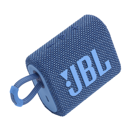 JBL Go 3 Eco Portable Waterproof BT Speaker - Blue