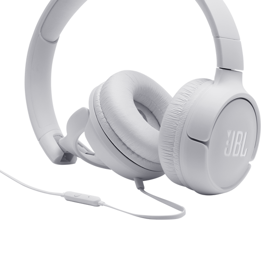 JBL Tune 500 - White - Wired on-ear headphones - Detailshot 3 image number null